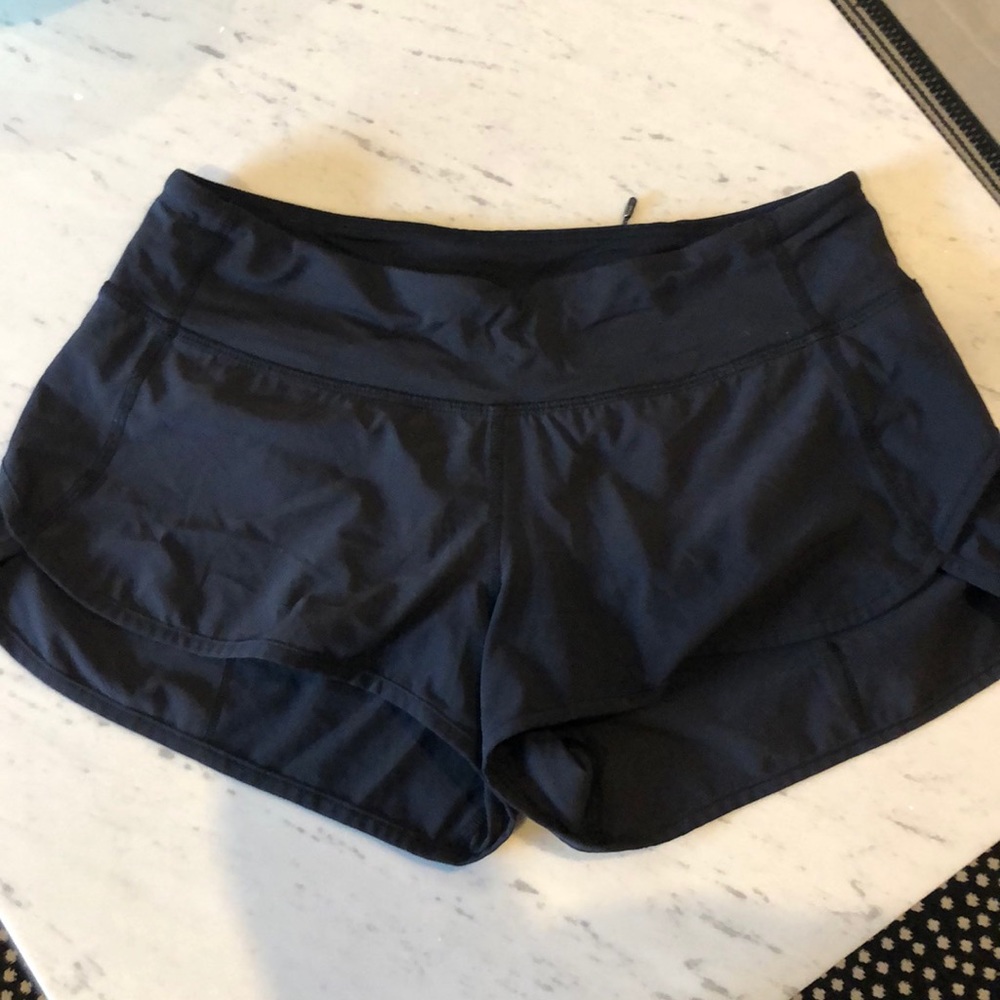 Lululemon Black Running Shorts - Size 6